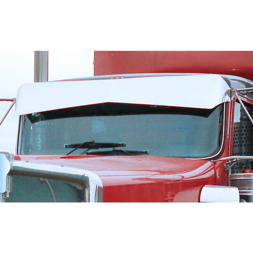7 X 11 Inch Aluminum Reverse Bowtie Visor By 12 Gauge Customs Fits Kenworth T800 & W900