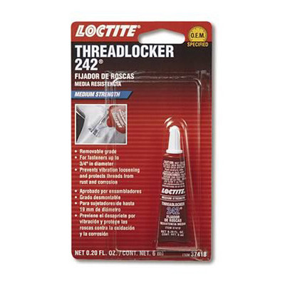 Loctite 6ML Medium Strength Threadlocker 242 (37418)