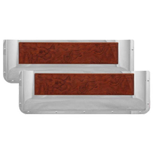 Rockwood African Rosewood Door Pocket Accent For Peterbilt 375, 377, 378, 379