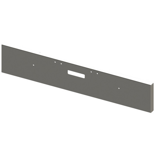 Lincoln Chrome SS 18 Inch Texas Boxed End Bumper, 10 Gauge W/ Mounting & Step Holes For 2004 - 2007 Freightliner Classic 132XL, 120