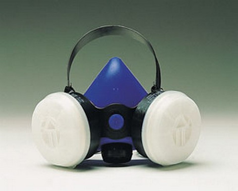SAS Safety 2661-50 Professional Blue Halfmask Respirator, (Organic Vapor/N95 Particulate), medium