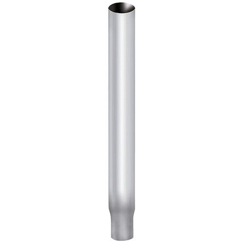 BESTfit 6-5 X 60 Inch Chrome Flat Top Exhaust Top Stack With Extended 5 Inch OD End
