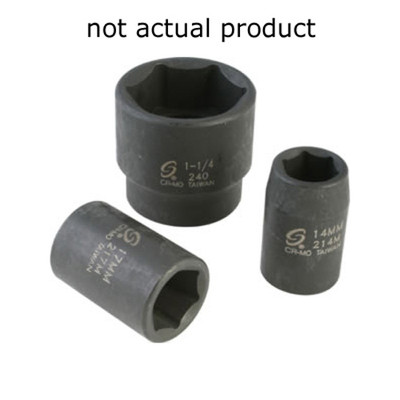 Sunex 1/2" Drive 1-1/2" Impact Socket for Heavy-Duty Use (248)