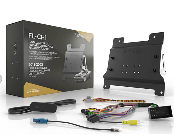 iDatalink Maestro APX-FL-CH1 Dash & Wiring Kit – Floating Screen Radio Installation Kit for Select Dodge & Chrysler