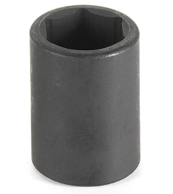 Grey Pneumatic 1/4" Drive x 12mm Standard Duo-Socket - 6pt (89012M)