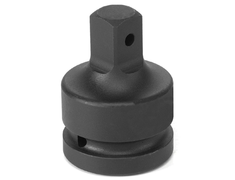 Grey Pneumatic 1" F x 1-1/2" M Adapter w/ Pin Hole Socket (4009A)