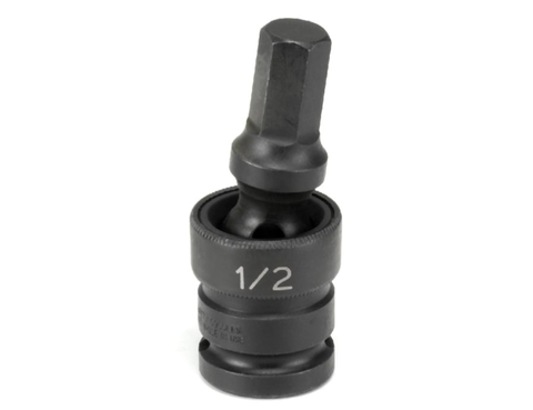 Grey Pneumatic 1/2" Drive x 1/2" Universal Hex Driver Socket (2916UF)