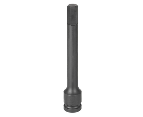 Grey Pneumatic 3/8" Drive x 1/4" Hex Driver 6" Length Socket (19086F)