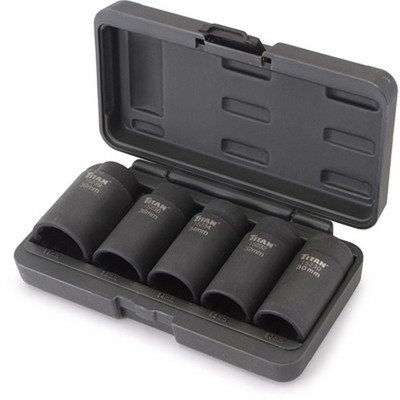 Titan Tools 12-Point Axle Nut Socket Set 5-Piece (15345)