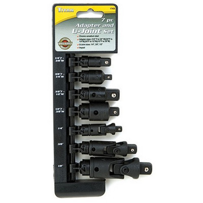 Titan Tools Adapter and Universal Joint Set 7-Piece (17408)