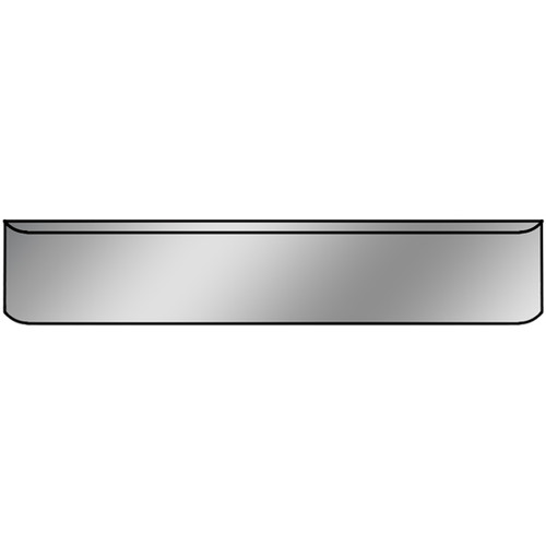 BESTfit Chrome 20 Inch Texas Bumper, 7 Gauge W/ Hand Formed Ends & Mounting Plates For Peterbilt 352, 359