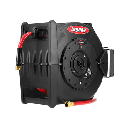 Legacy L8335 1/2 X 50 Air/Water Hose Reel, Levelwind
