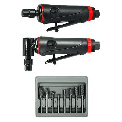 Astro Pneumatic Onyx 3 Piece Die Grinder Kit w/ 90° Grinder and Carbide Burr (219)