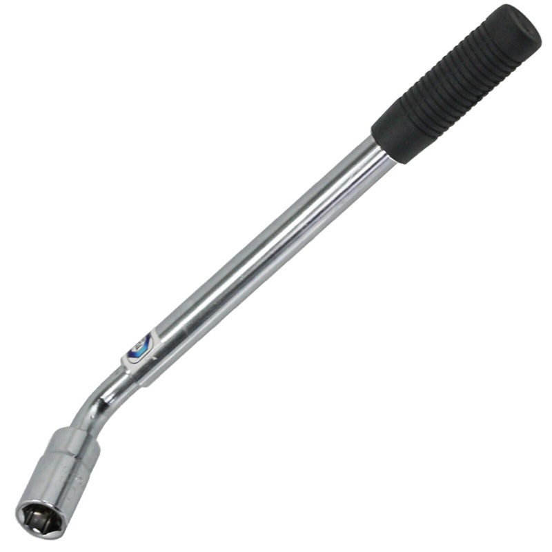 Extendable Wheel Nut Wrench 17mm 19mm Socket Brace Breaker Power Bar 1/2″dr