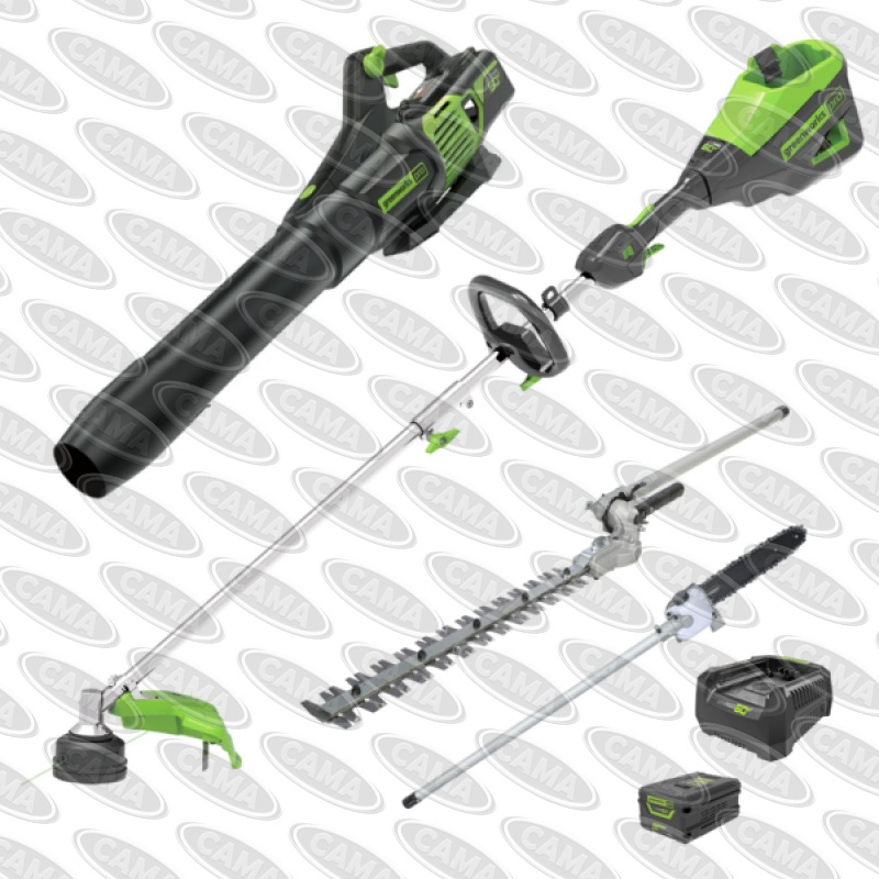 Greenworks 60V Multitool, Blower & Attachment Kit