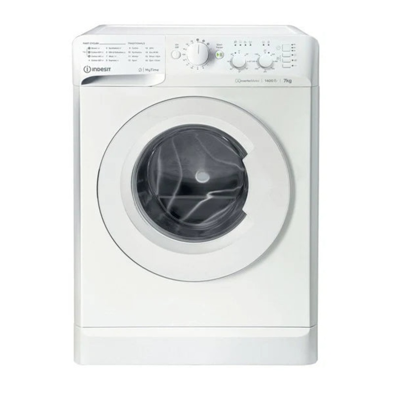 Indesit MyTime Washing Machine | 7KG | 1400 Spin | White | MTWC 71485 W UK