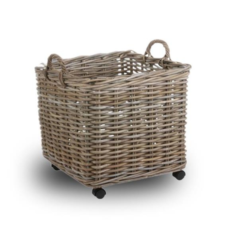 Marcia Square Basket on Wheels | Large