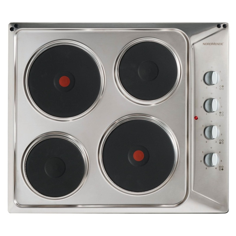 NordMende Solid Plate Hob | 60CM | Stainless Steel | HE62IX