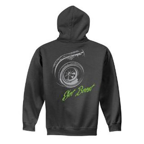 Diesel Life Turbo Got Boost Charcoal Hoodie