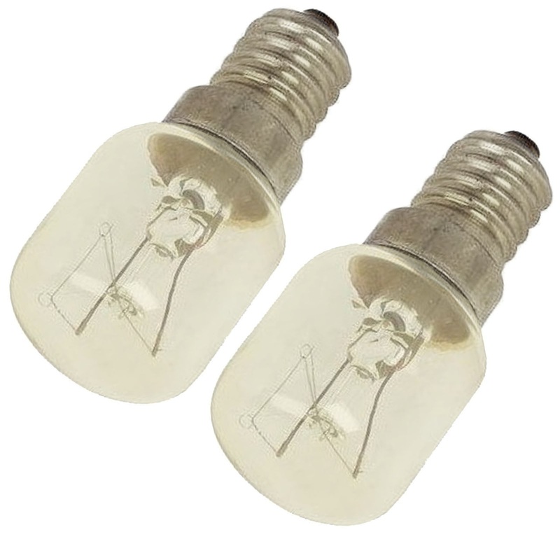 Pygmy Light Bulb Lamp for Logik Oven Cooker Pack of 2 (15w, SES, E14)