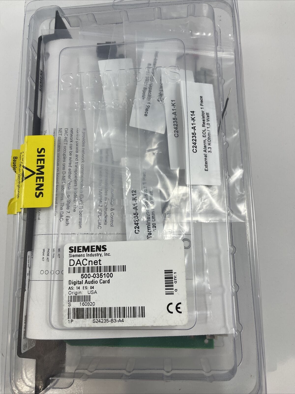 500-035300 | Genuine Siemens Input Card Module