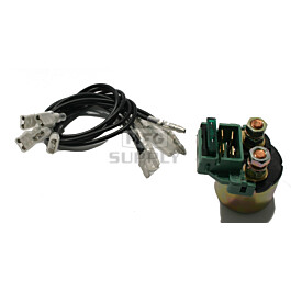 Universal 12V ATV/UTV Solenoid with multiple leads for many applications