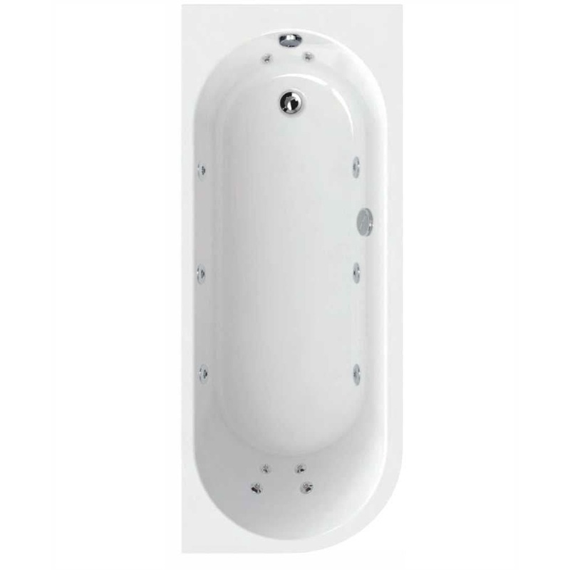 Sonas Arc 1800X800Mm Rh Single Ended 12 Jet Whirlpool Bath & Panel | GGIARC18004R