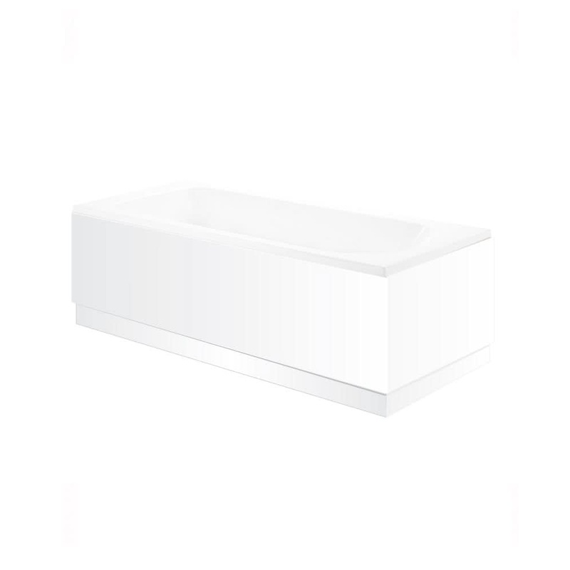 Sonas Belmont 170CM White Wooded Front Bath Panel | ELTFP17WH