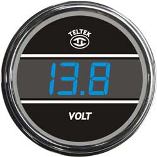Teltek Blue Voltmeter Gauge for 2006 & Newer Peterbilt | 245.6