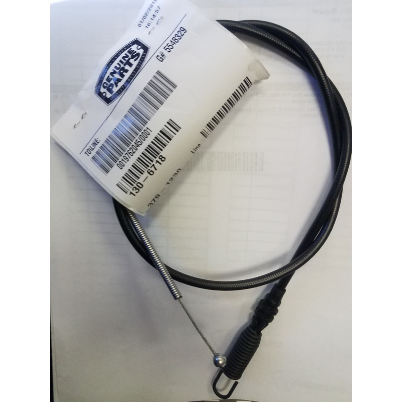 Toro Traction, Rear Cable 130-6718 Genuine Original OEM