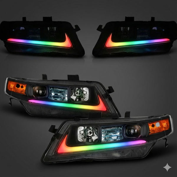 NTXGLOW RGB headlights (2004 - 2008 Acura TSX CL9)