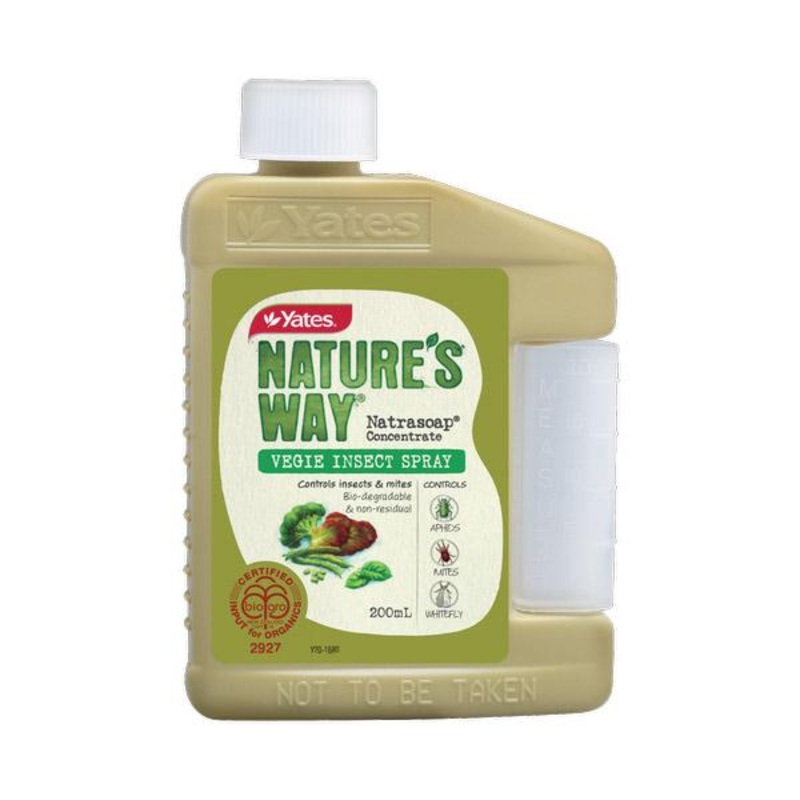 Yates Nature’s Way Vegie Insect Spray Natrasoap Concentrate – 200ml